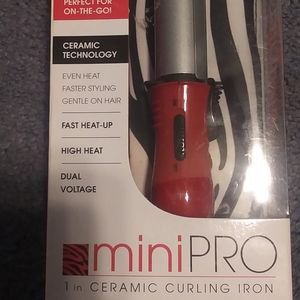 Conair | Minipro® 1" Ceramic Travel Curling Iron NIB